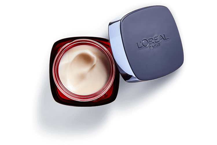 מכל פתוח של קרם יום לטיפוח הפנים Revitalift Laser X3